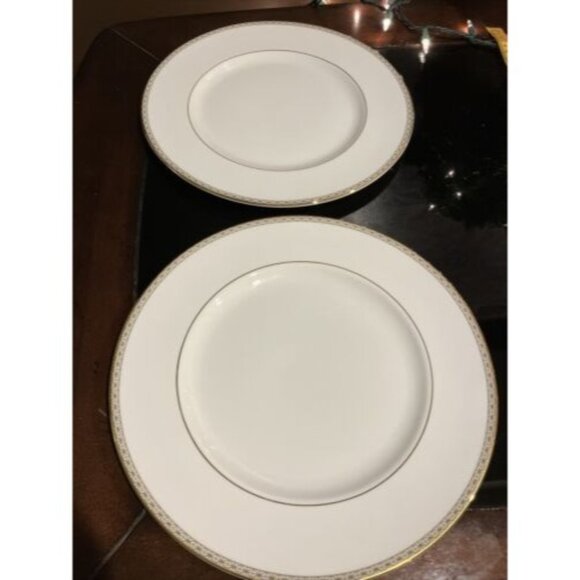 Waterford Other - Waterford Lismore Diamond Gold Dinner Plate Set of 2
